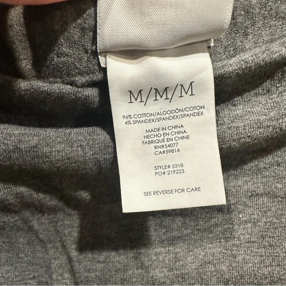 CAbi Heather Gray Skirted Leggings – Size M - Picture 8 of 9